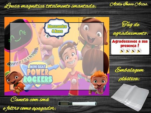 Lousa Magnética Power Rockers com Embalagem