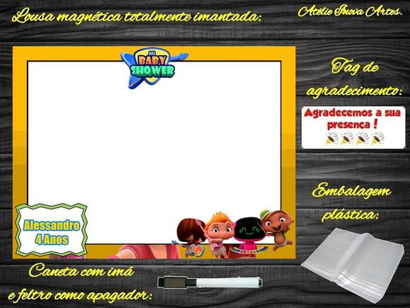 Lousa Magnética Power Rockers com Embalagem