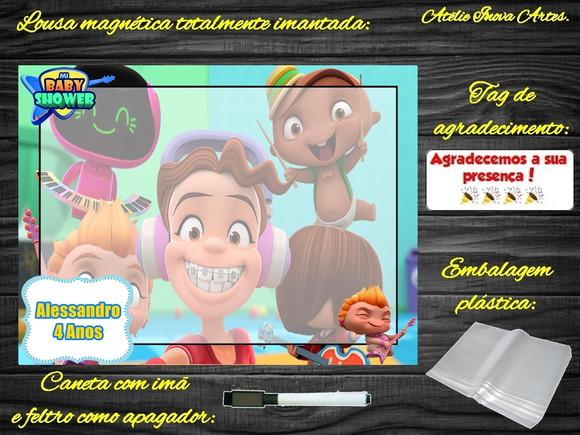 Lousa Magnética Power Rockers com Embalagem