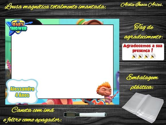 Lousa Magnética Power Rockers com Embalagem