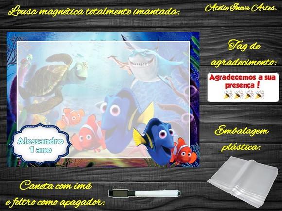 Lousa Magnética Procurando o Nemo com Embalagem