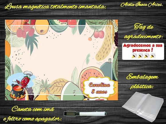 Lousa Magnética Quitandinha com Embalagem