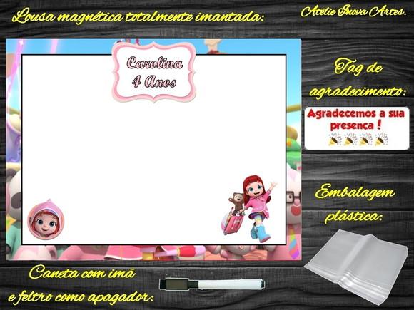 Lousa Magnética Rainbow Ruby com Embalagem