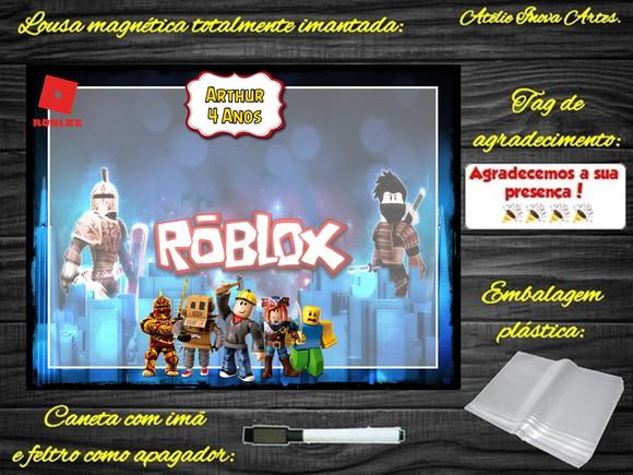 Lousa Magnética Roblox com Embalagem