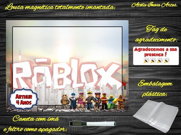 Lousa Magnética Roblox com Embalagem