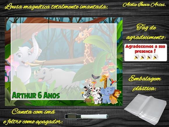 Lousa Magnética Safari com Embalagem