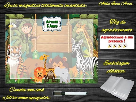 Lousa Magnética Safari com Embalagem