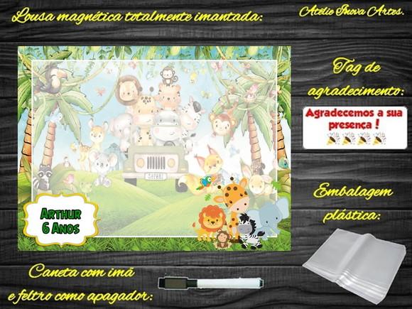Lousa Magnética Safari com Embalagem