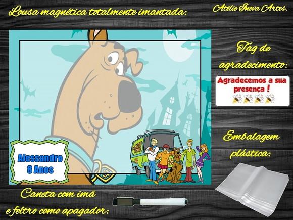 Lousa Magnética Scooby Doo com Embalagem