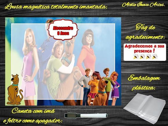 Lousa Magnética Scooby Doo com Embalagem