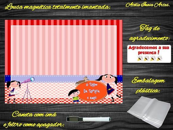 Lousa Magnética Show da Luna com Embalagem