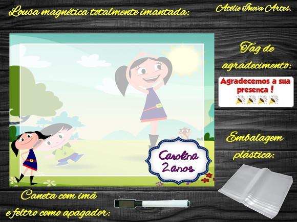 Lousa Magnética Show da Luna com Embalagem