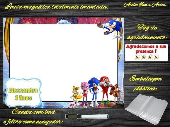 Lousa Magnética Sonic com Embalagem