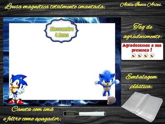 Lousa Magnética Sonic com Embalagem
