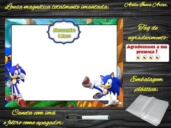 Lousa Magnética Sonic com Embalagem