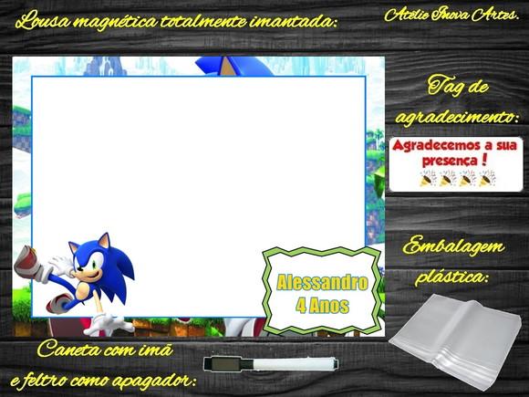 Lousa Magnética Sonic com Embalagem