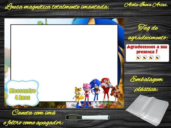 Lousa Magnética Sonic com Embalagem