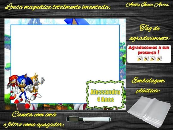 Lousa Magnética Sonic com Embalagem