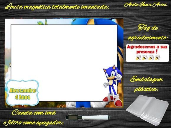 Lousa Magnética Sonic com Embalagem