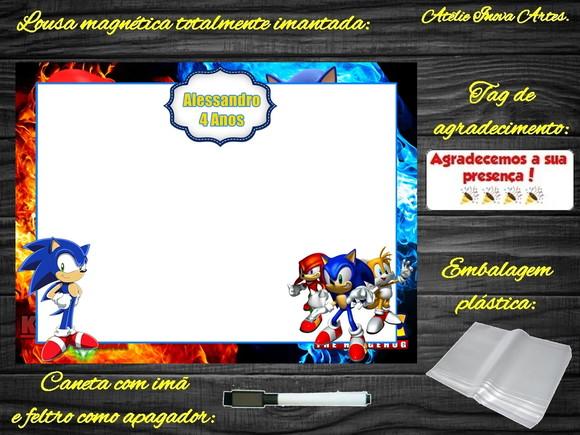 Lousa Magnética Sonic com Embalagem