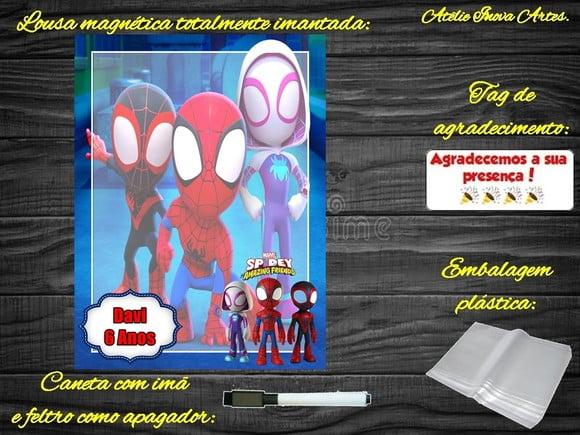 Lousa Magnética Spidey e Seus Amigos Esp. com Embalagem