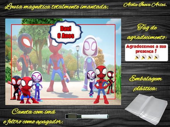 Lousa Magnética Spidey e Seus Amigos Esp. com Embalagem