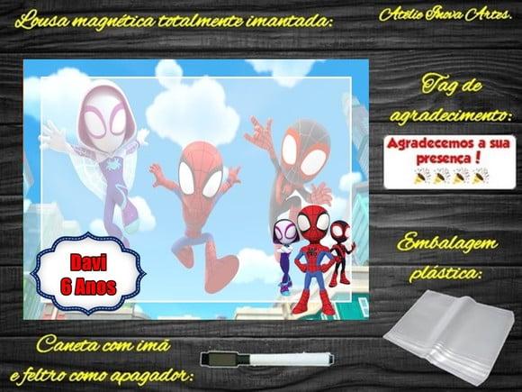 Lousa Magnética Spidey e Seus Amigos Esp. com Embalagem