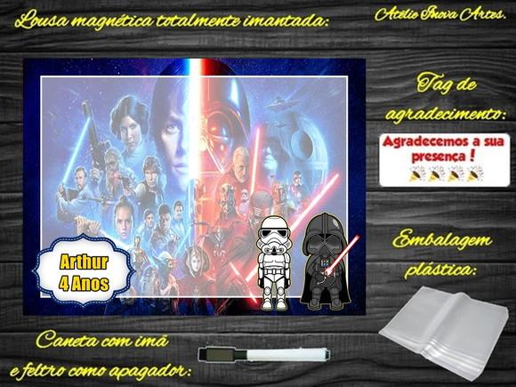 Lousa Magnética Star Wars com Embalagem