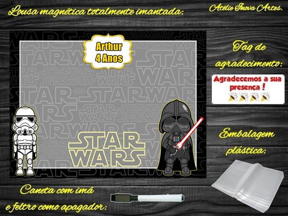 Lousa Magnética Star Wars com Embalagem