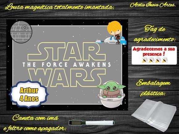 Lousa Magnética Star Wars com Embalagem