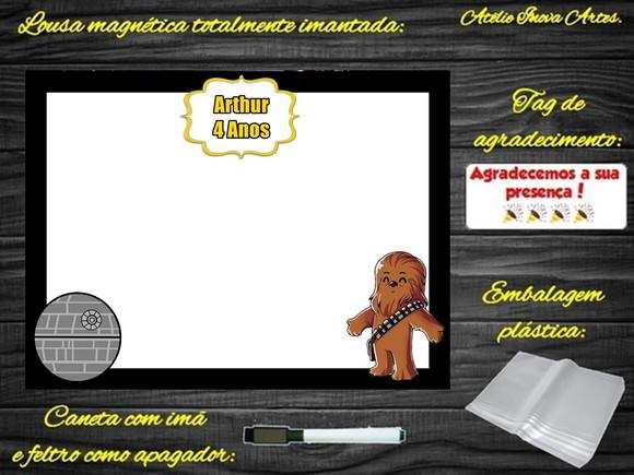 Lousa Magnética Star Wars com Embalagem