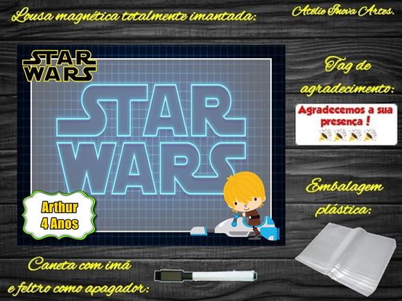 Lousa Magnética Star Wars com Embalagem