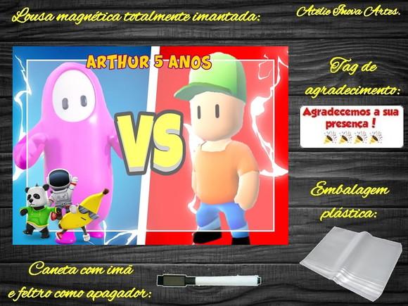 Lousa Magnética Stumble Guys com Embalagem