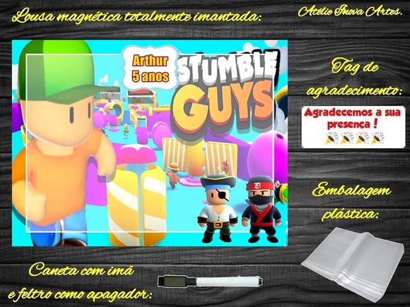 Lousa Magnética Stumble Guys com Embalagem