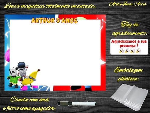 Lousa Magnética Stumble Guys com Embalagem