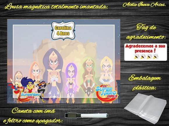 Lousa Magnética Super Hero Girls com Embalagem