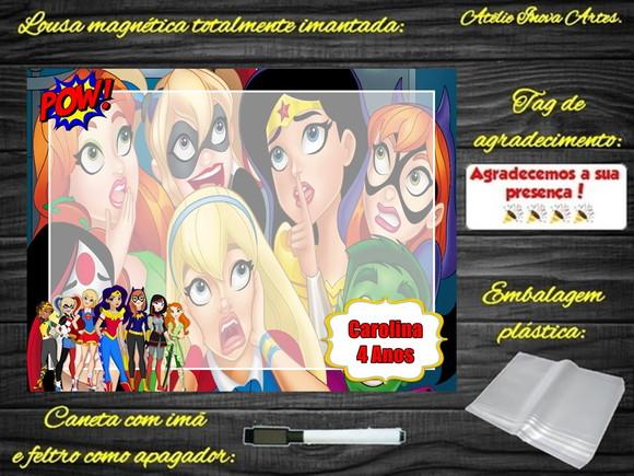 Lousa Magnética Super Hero Girls com Embalagem