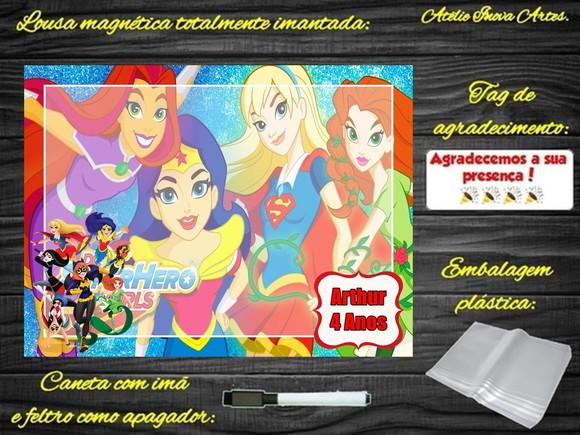 Lousa Magnética Super Hero Girls com Embalagem
