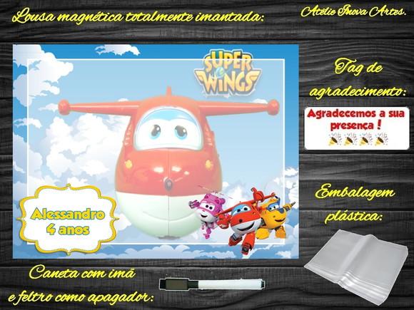 Lousa Magnética Super Wings com Embalagem