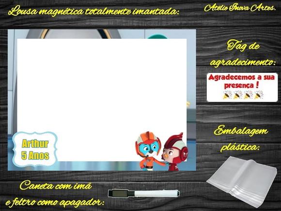 Lousa Magnética Top Wing com Embalagem