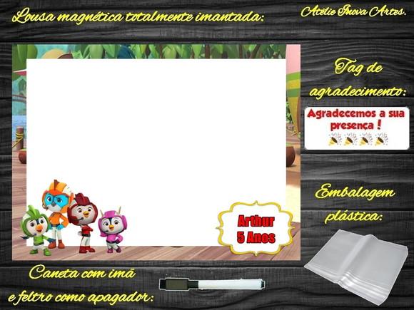 Lousa Magnética Top Wing com Embalagem