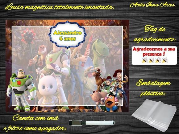 Lousa Magnética Toy Story com Embalagem