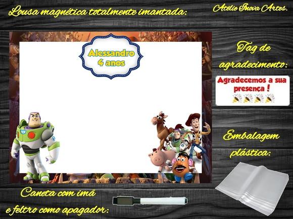 Lousa Magnética Toy Story com Embalagem