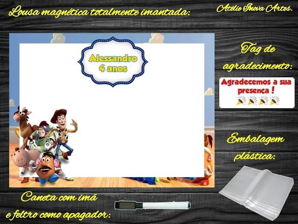 Lousa Magnética Toy Story com Embalagem