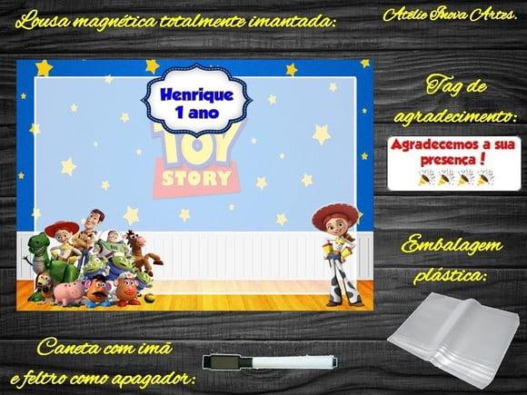 Lousa Magnética Toy Story com Embalagem