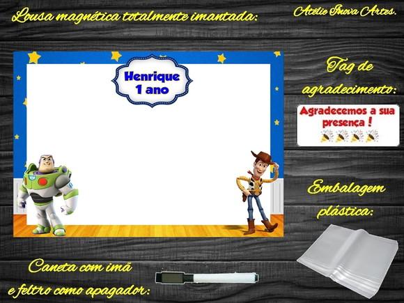 Lousa Magnética Toy Story com Embalagem