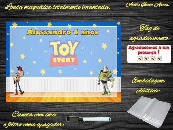 Lousa Magnética Toy Story com Embalagem