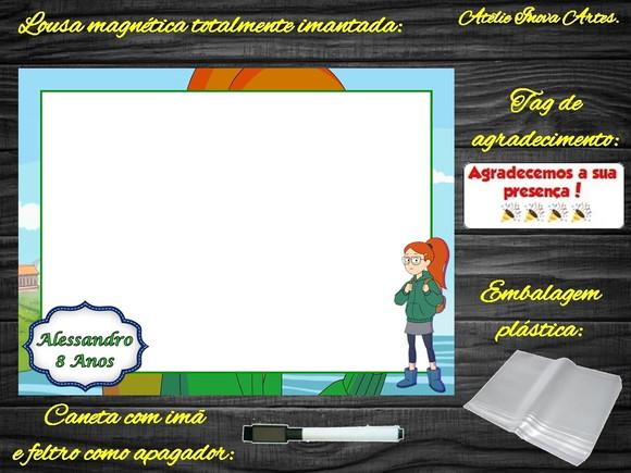 Lousa Magnética Trem Infinito com Embalagem