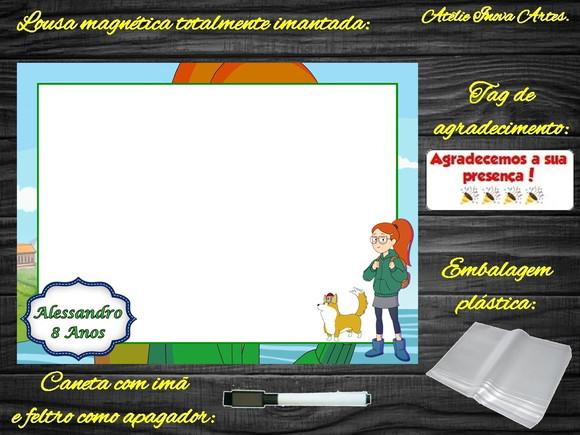 Lousa Magnética Trem Infinito com Embalagem