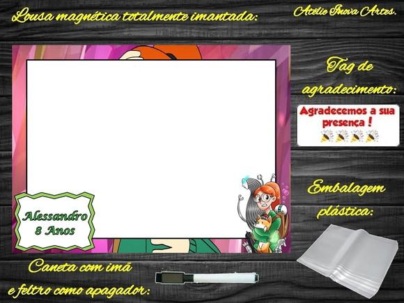 Lousa Magnética Trem Infinito com Embalagem